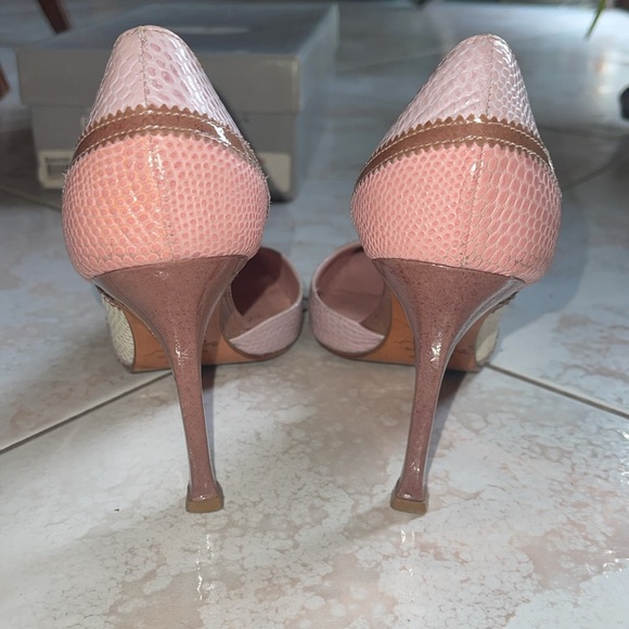 Sergio Zelcer Spanish Leather Heels Size 7.5 - Picture 3 of 6